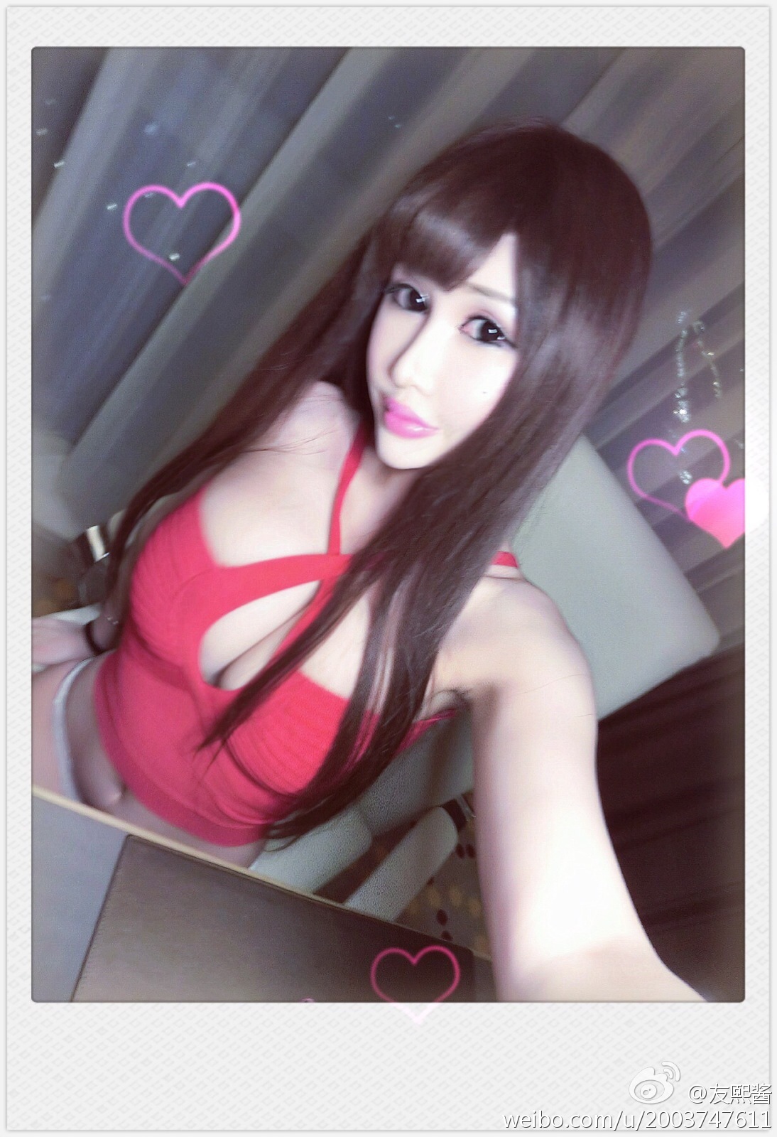 G罩美胸 火爆的辣子 友熙酱 微博自拍破解私密图片 3